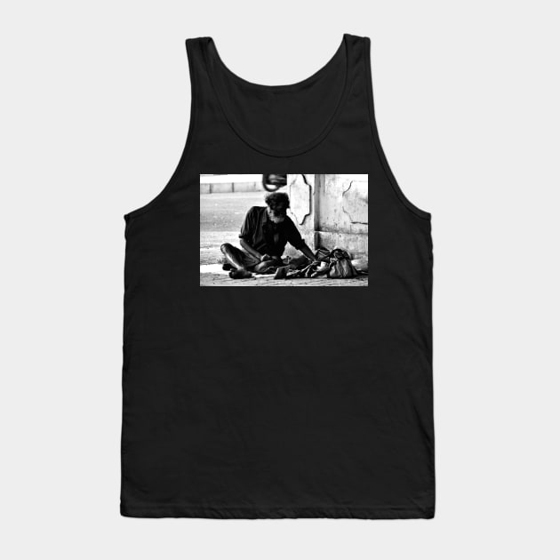 Homeless in Pondicherry, India Tank Top by franck380